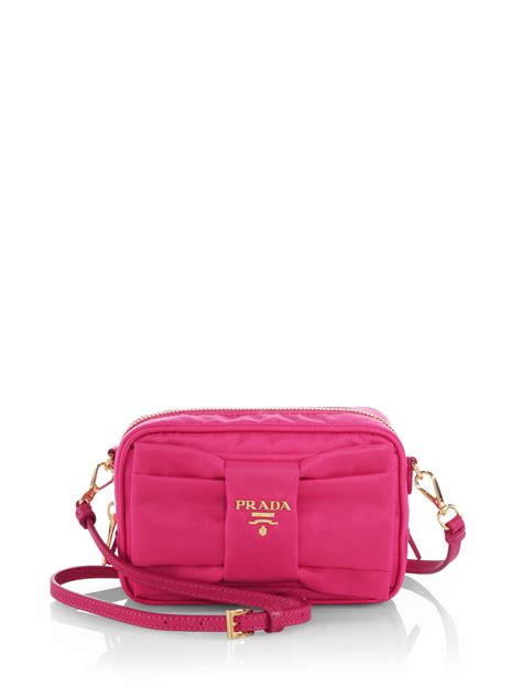 prada tessuto crossbody purple bag tote